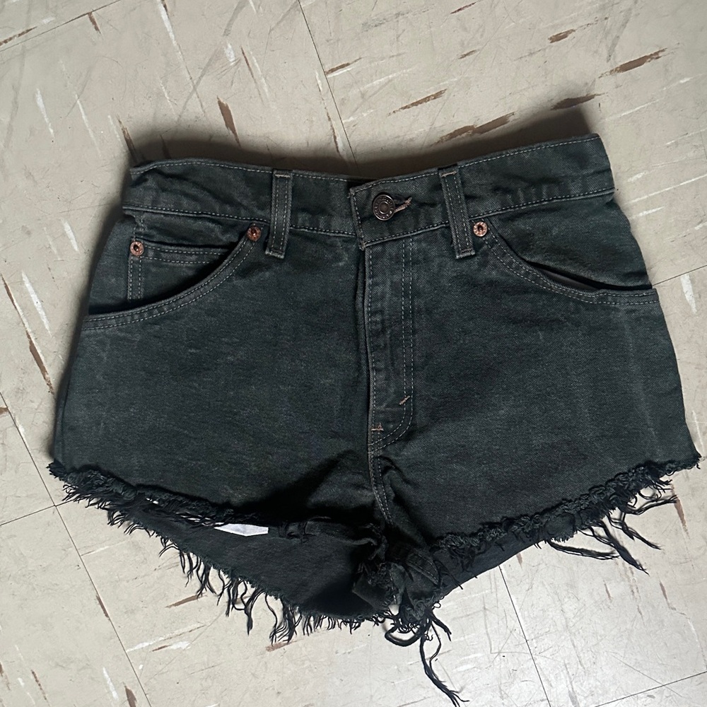 Levi's Dark Denim Jean Shorts